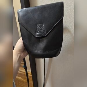 Loewe Black Leather Crossbody Bag